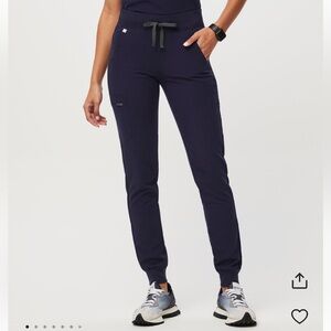 FIGS Zamora Jogger Scrub Pants - Navy Blue